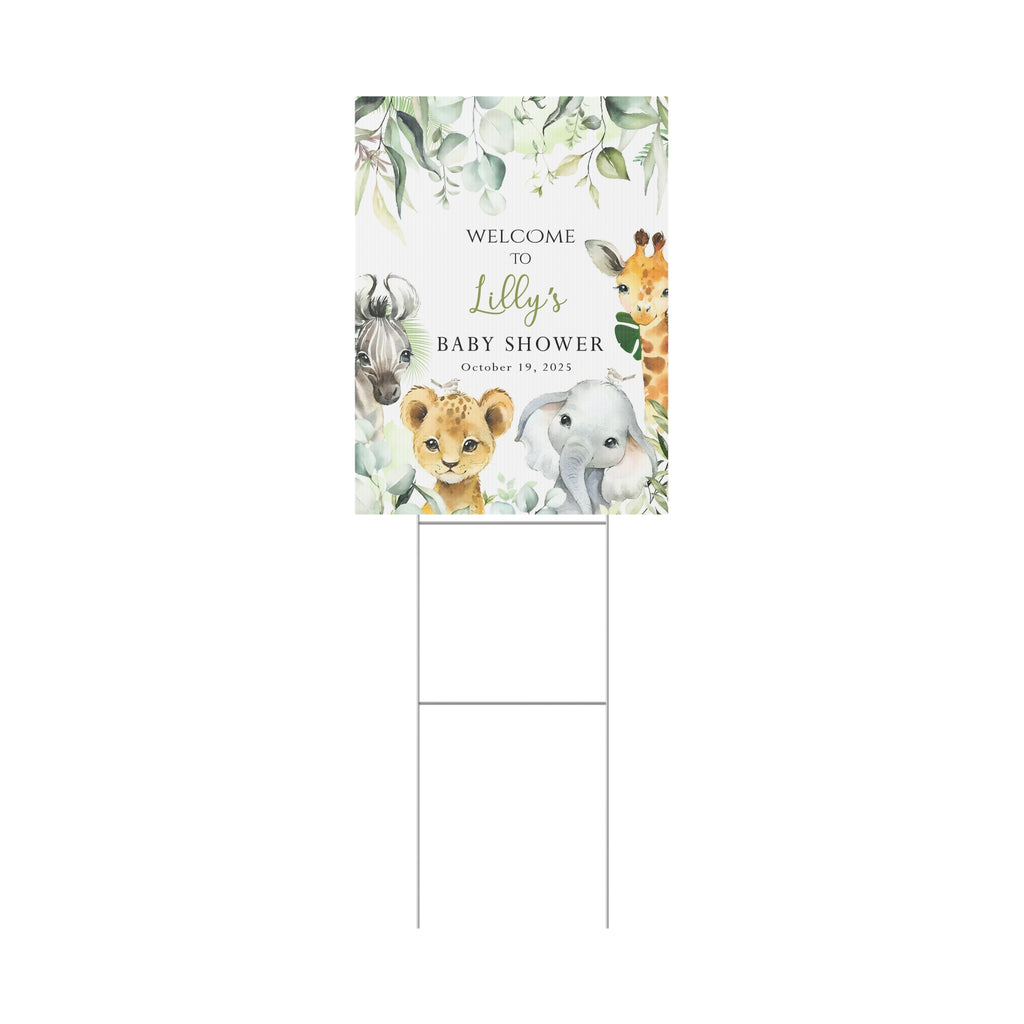 Plastic Yard Sign