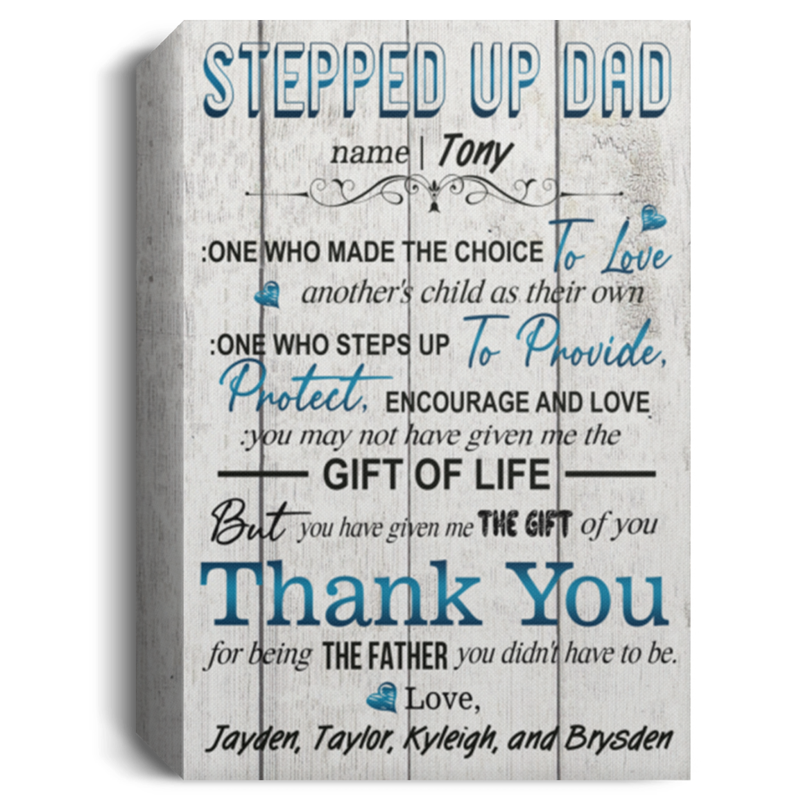 12x18TonyJayden, Taylor, Kyleigh, and Brysden