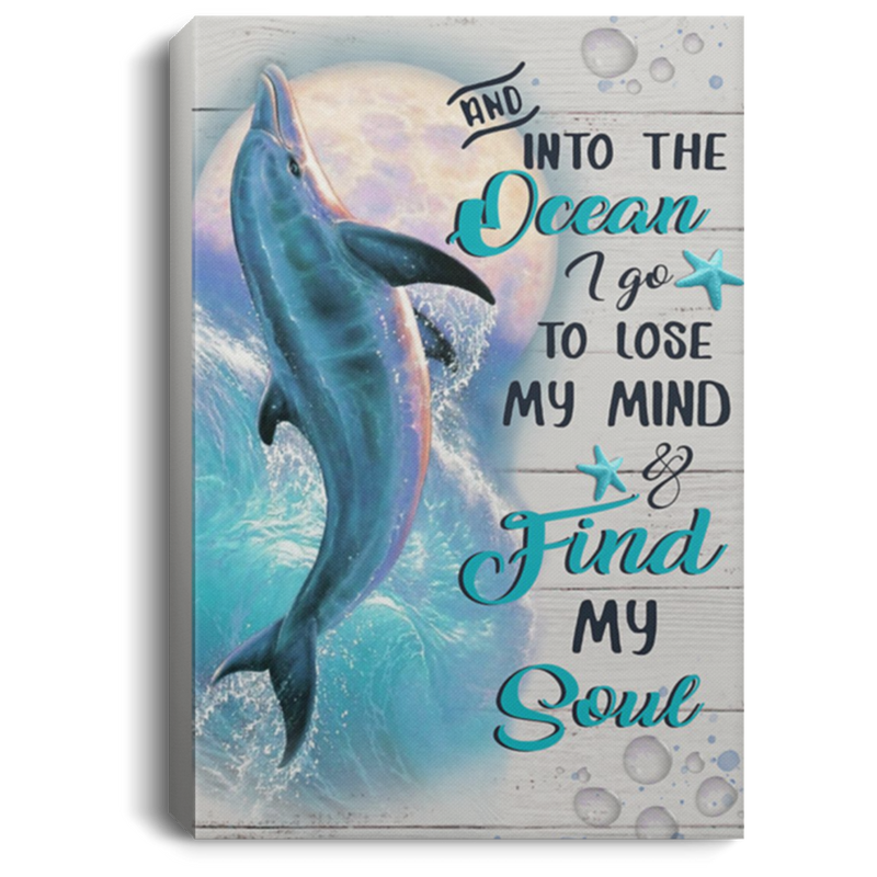 200813BB Dolphin Art Posters Inspirational Canvas Wall Art Perfect Birthday Christmas Ideas Great Gift Decoration 8x12 12x18 16x24