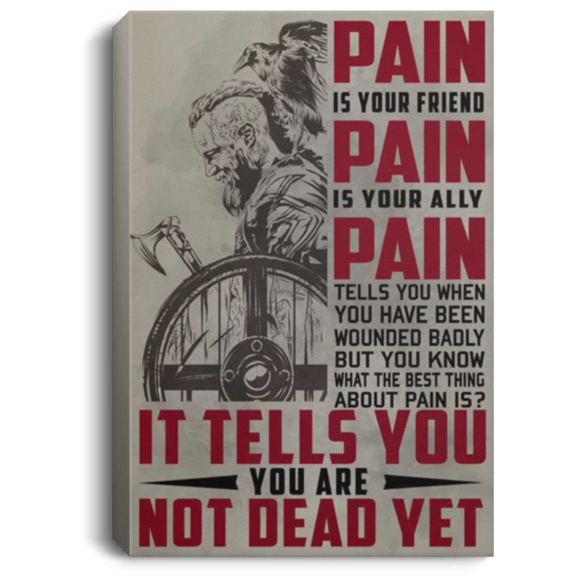 AAA200704 Viking Quote Posters Canvas Art Print If They Stand Beside You Give Them Respect 8x12 12x18 16x24