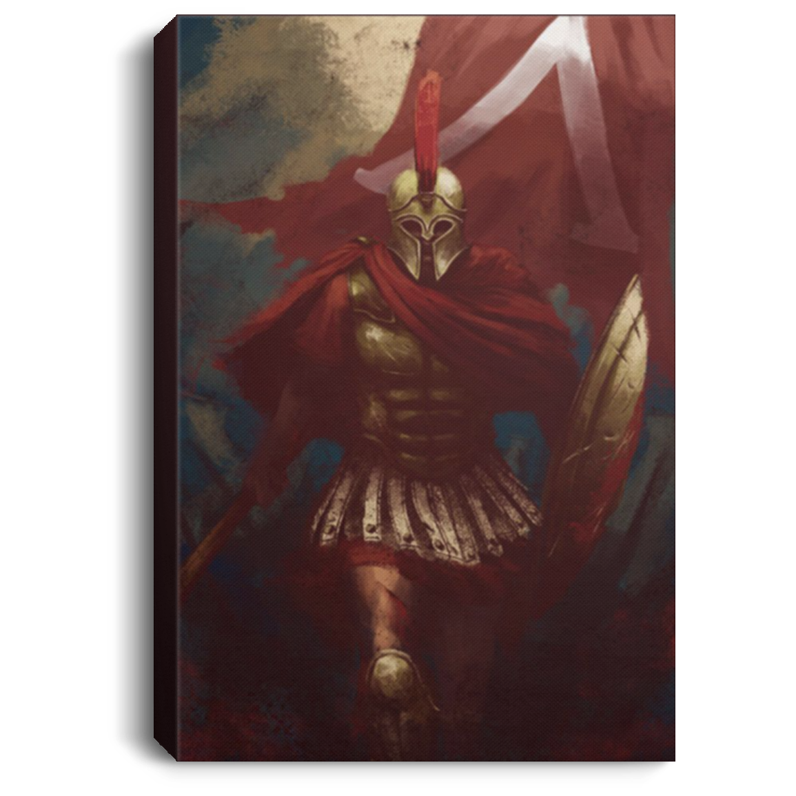 AAA200704 Spartan Wall Art Canvas Vertical Decor Bedroom Living Room Office Personalized Gift For Men Women 8x12 12x18 16x24