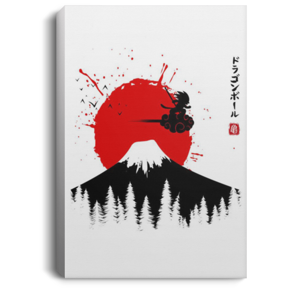 AAA200704 Goku Wall Art Canvas Vertical For Office Bedroom Living Room Best Gift For Men Women On Birthday Xmas 8x12 12x18 16x24