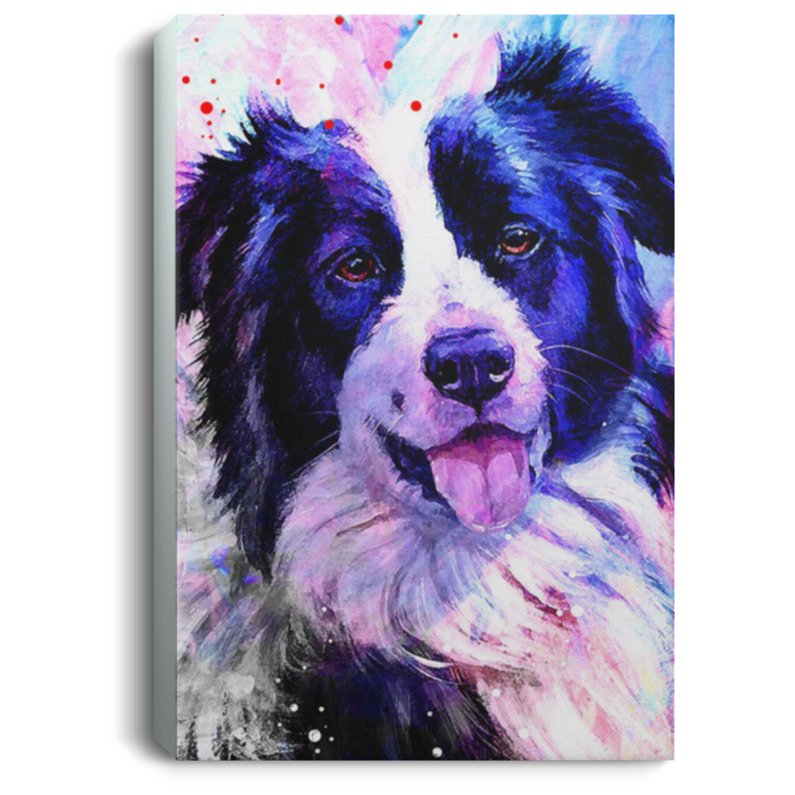 200825G Border Collie Canvas Wall Art Print Picture Best Birthday Christmas Ideas Great Gift Decoration 8x12 12x18 16x24