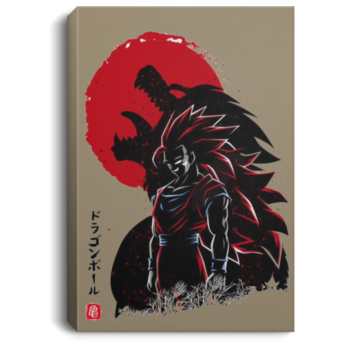 AAA200704 Japan Goku Vintage Poster Canvas Wall Art Decor Bedroom Living Room Office 8x12 12x18 16x24