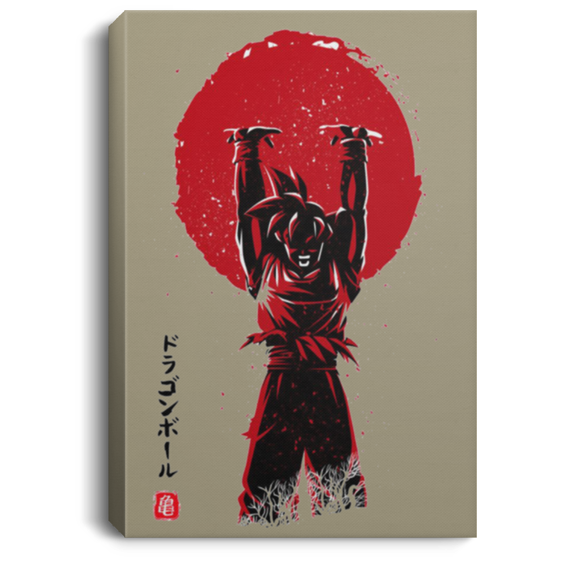 AAA200704 Goku Wall Art Canvas Poster Decor Office Bedroom Living Room Best Birthday Christmas Gag Gift Decoration 8x12 12x18 16x24