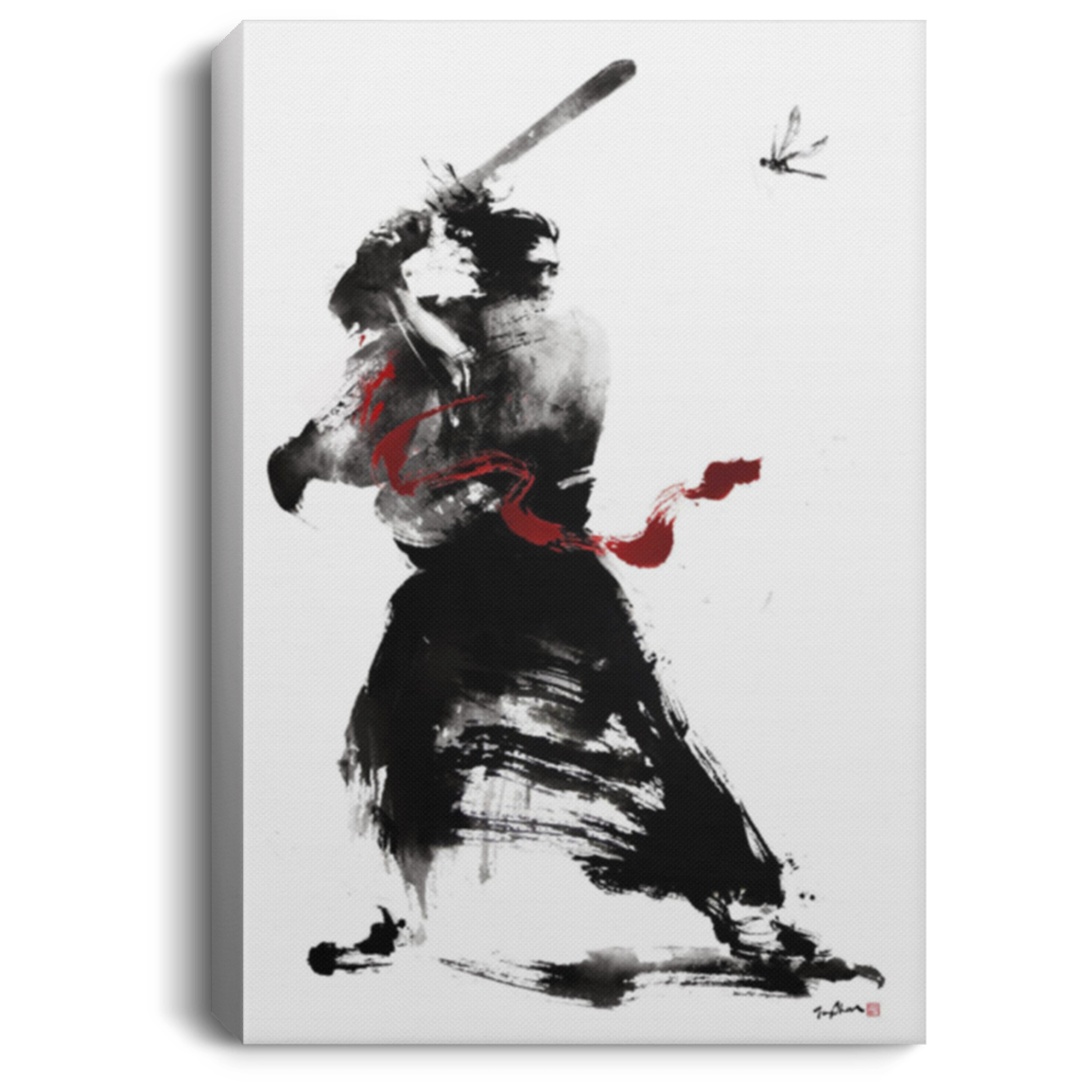 AAA200704 Japanese Samurai Bushido Canvas Poster Wall Art For Bedroom Living Room Office Classroom Gift Decoration 8x12 12x18 16x24