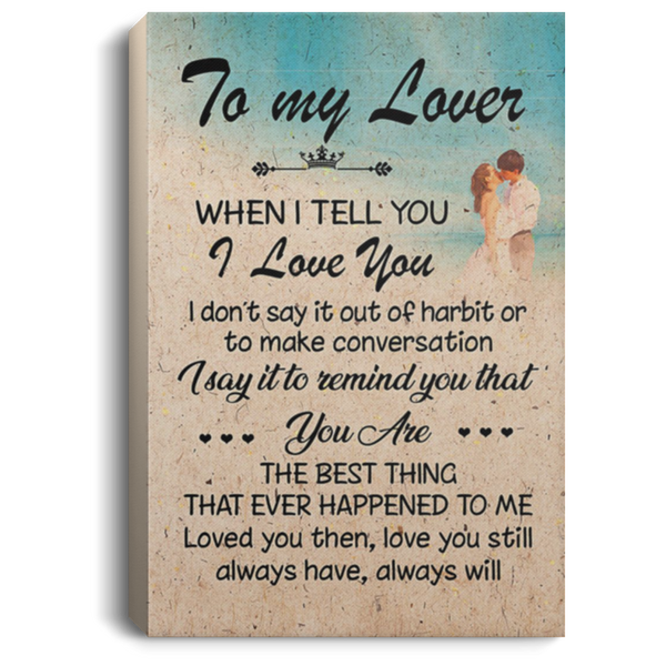 200813BB To My Lover Vintage Poster Canvas Wall Art Perfect Birthday Christmas Ideas Great Gift Decoration 8x12 12x18 16x24