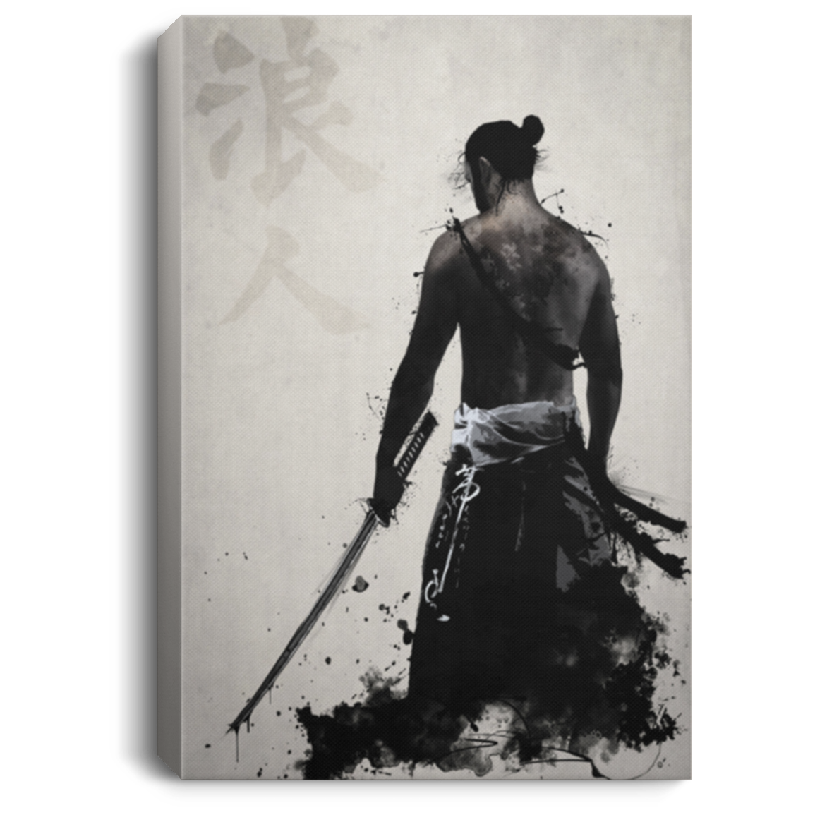 AAA200704 Japan Samurai Vintage Poster Canvas Wall Art Decor Office Bedroom Living Room Best Gift For Men Women 8x12 12x18 16x24