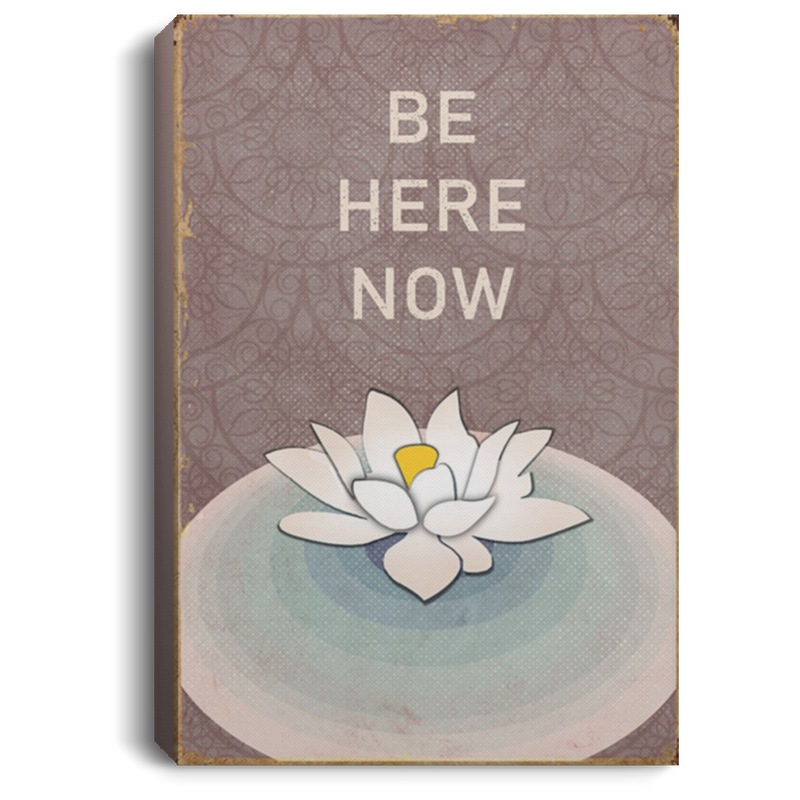 200818EE Be Here Now Yoga Canvas Poster Wall Art Awesome Birthday Christmas Ideas Great Gift Decoration 8x12 12x18 16x24