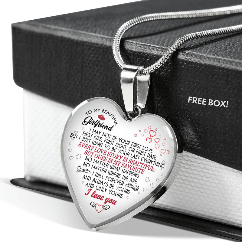 Valentine Gift For Girlfriend To My Girlfriend Pendant Necklace From Husband