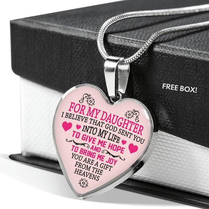 Daughter Gifts Daughter Pendant Necklaces Custom You Are A Gifts From Heavens