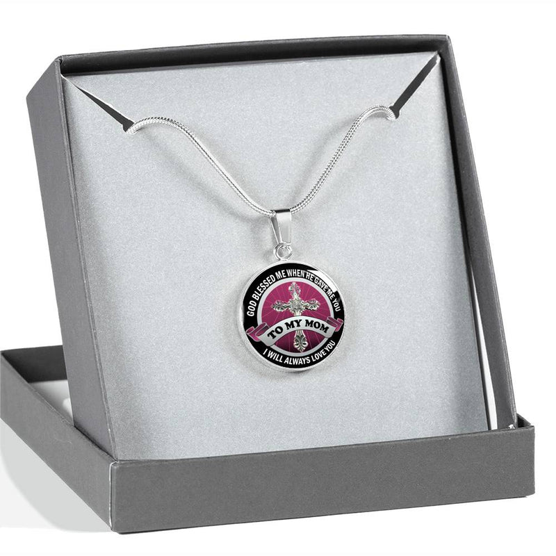 To My Mom, I Always Love You Luxury Necklace