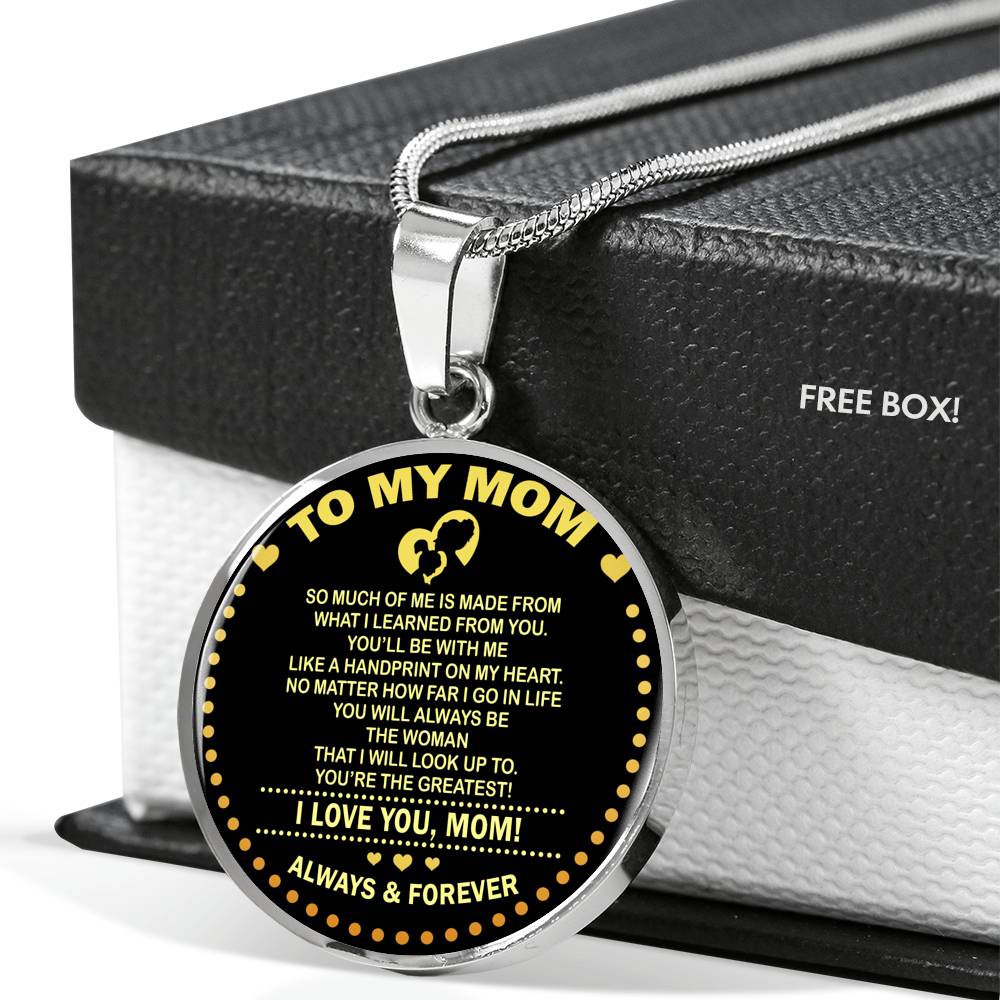 Mom Birthday Gifts - You Are The Greatest Pendant Necklace Chain - Unique Birthday Gag Gifts For Mothers Mama Mommy