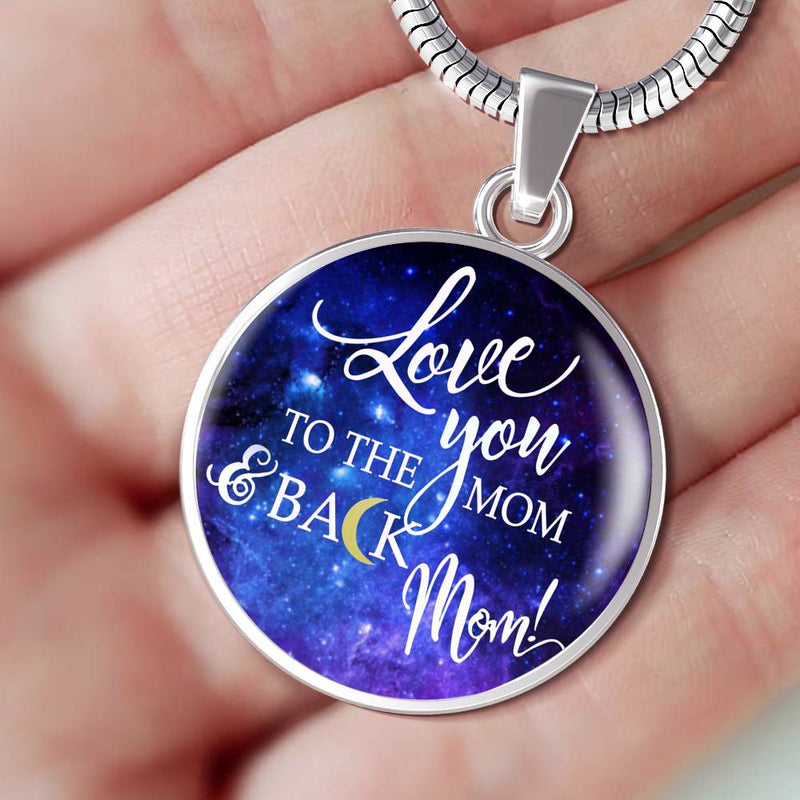 Mom Love You To The Moon and Back Luxury Necklace