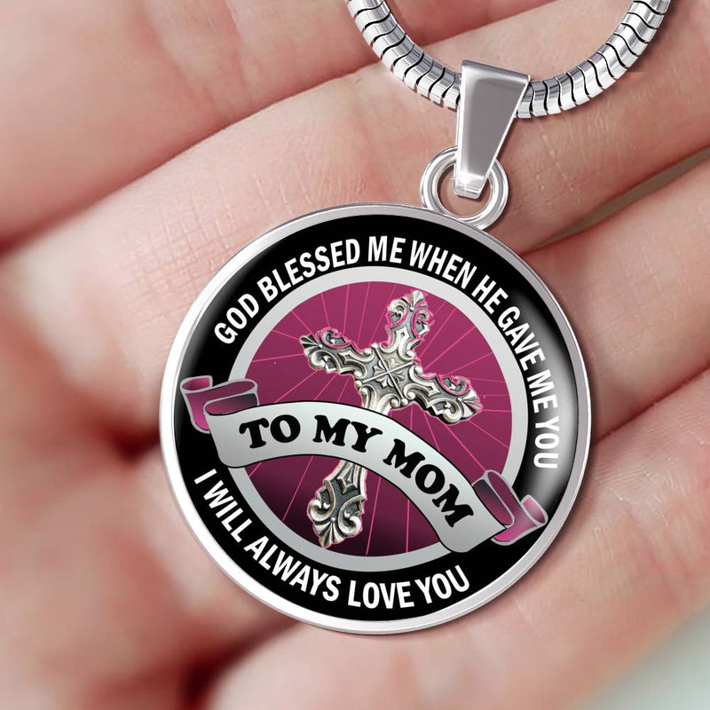 To My Mom, I Always Love You Luxury Necklace