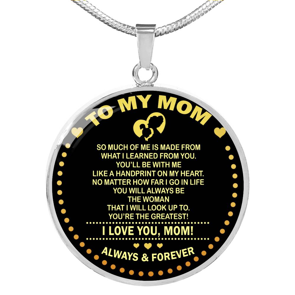 Mom Birthday Gifts - You Are The Greatest Pendant Necklace Chain - Unique Birthday Gag Gifts For Mothers Mama Mommy
