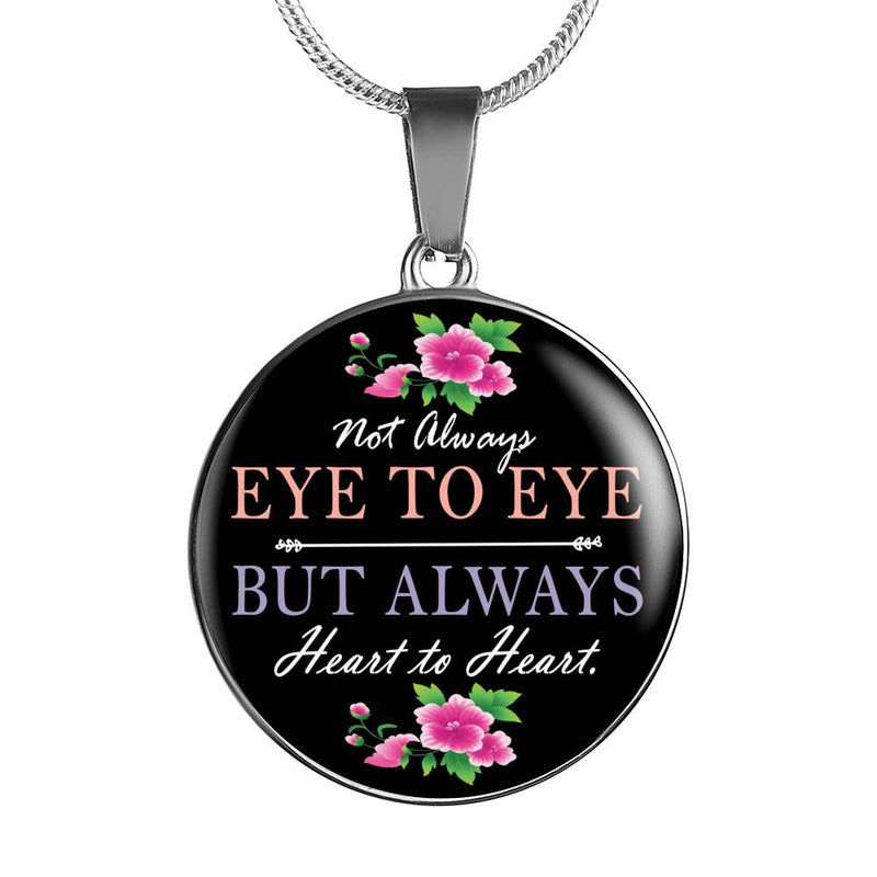 Not Always Mom Round Necklace