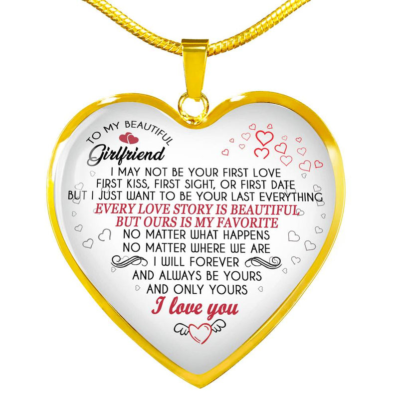 Valentine Gift For Girlfriend To My Girlfriend Pendant Necklace From Husband
