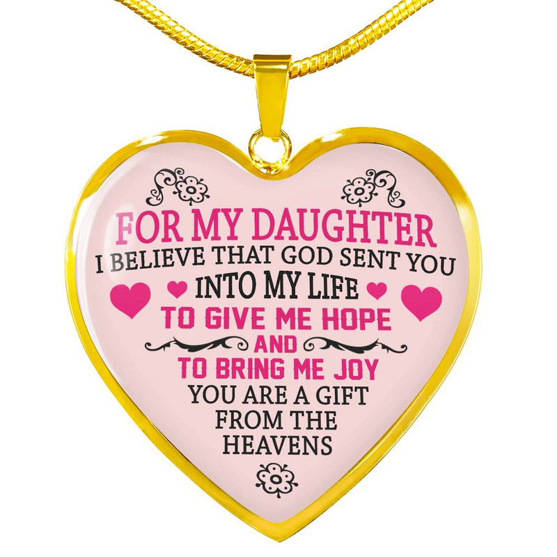 Daughter Gifts Daughter Pendant Necklaces Custom You Are A Gifts From Heavens