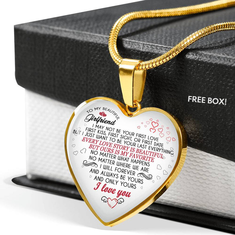 Valentine Gift For Girlfriend To My Girlfriend Pendant Necklace From Husband