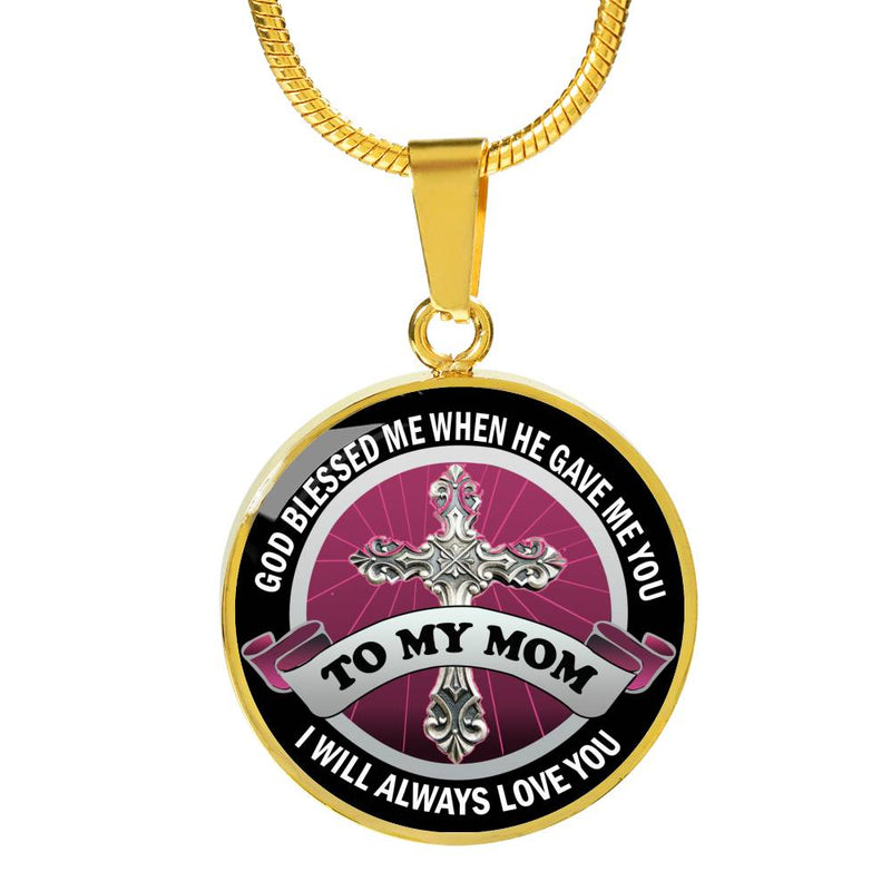 To My Mom, I Always Love You Luxury Necklace