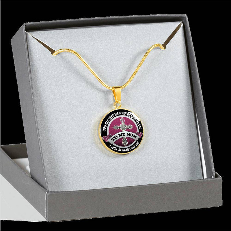 To My Mom, I Always Love You Luxury Necklace
