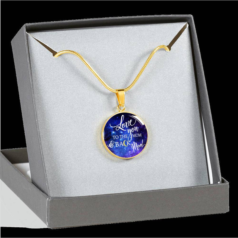 Mom Love You To The Moon and Back Luxury Necklace