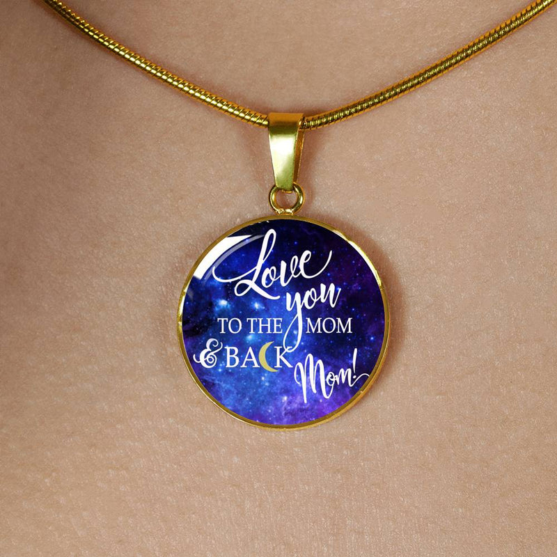 Mom Love You To The Moon and Back Luxury Necklace